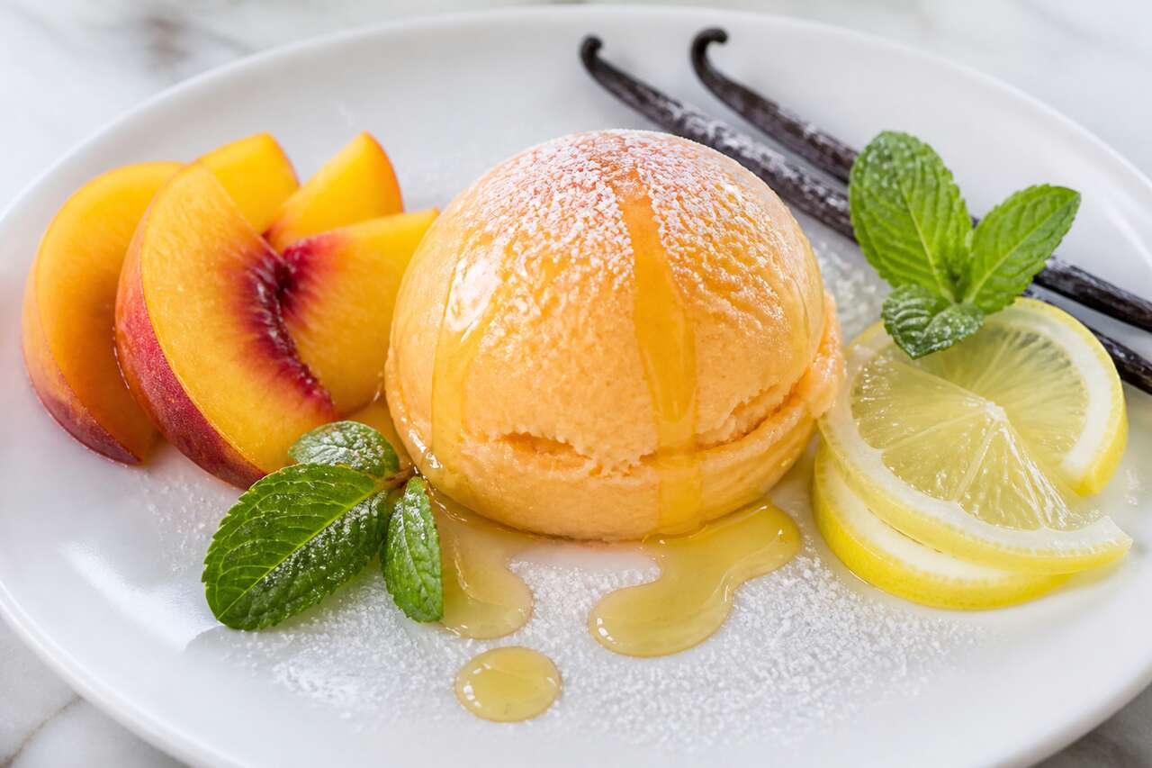 Recette de sorbet à la pêche maison