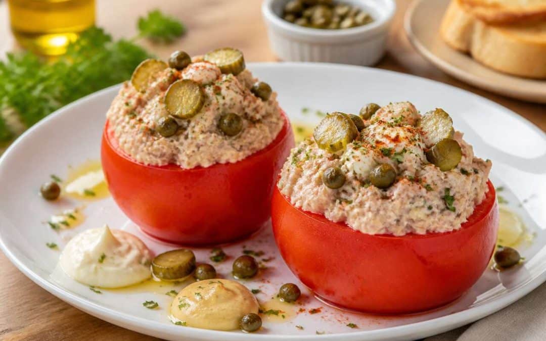 Recette de tomates froides farcies au thon : fraîcheur et simplicité