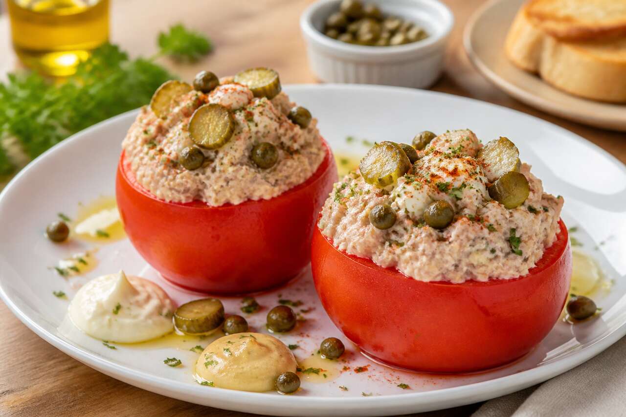 Recette de tomates froides farcies au thon : fraîcheur et simplicité