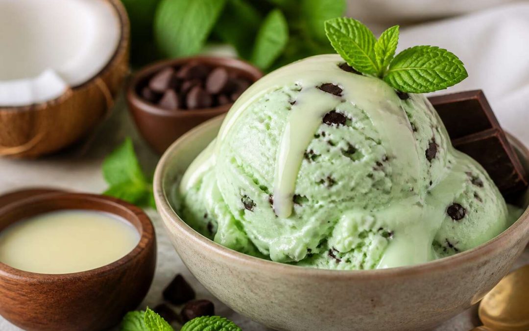 Recette de glace menthe-chocolat maison