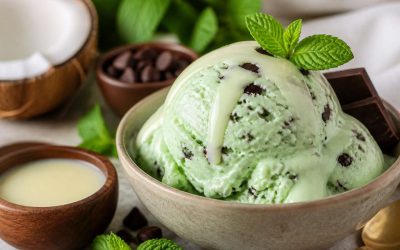 Recette de glace menthe-chocolat maison