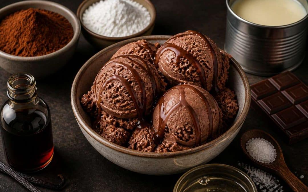 Recette facile de glace au chocolat maison