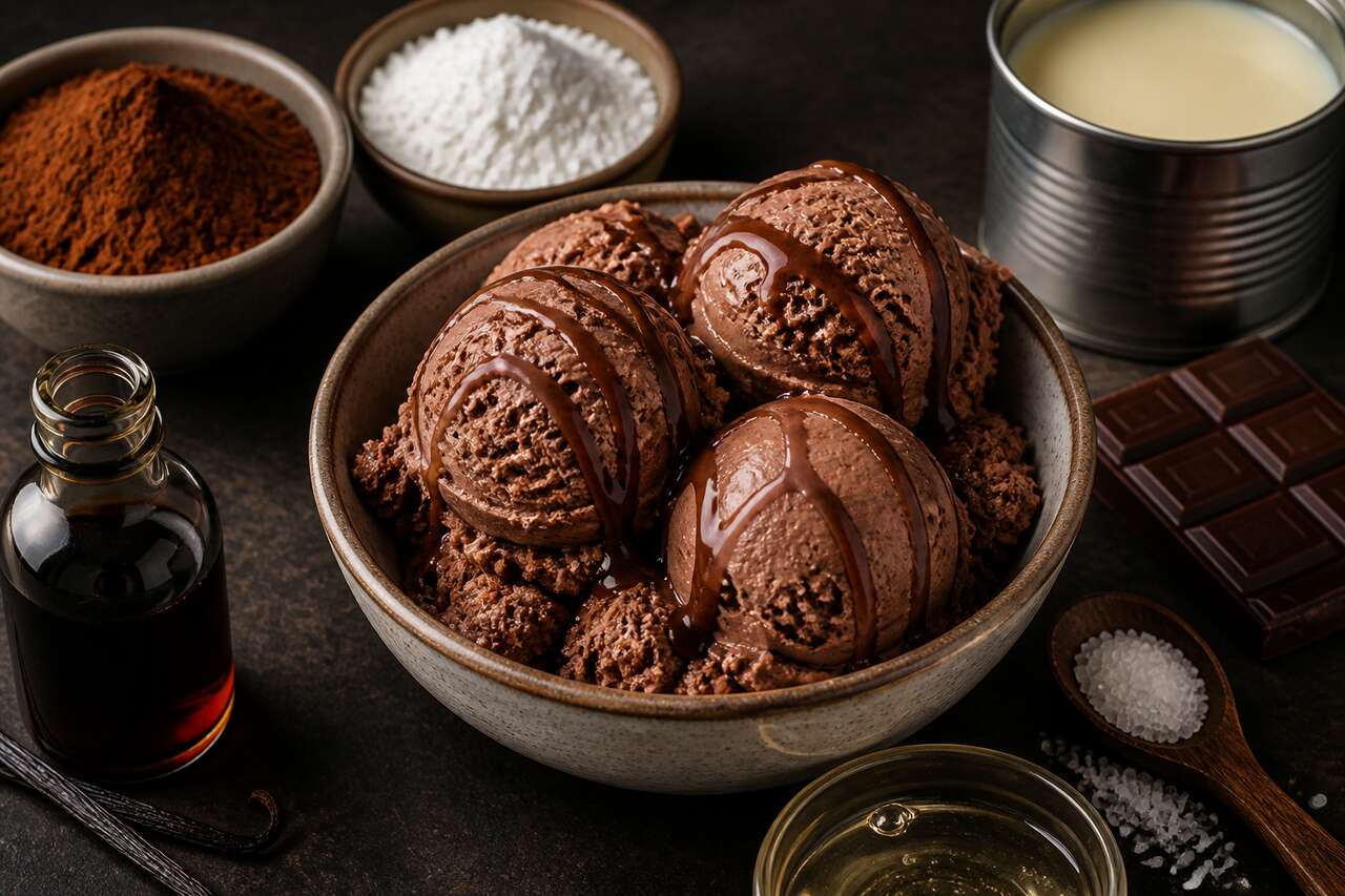 Recette facile de glace au chocolat maison
