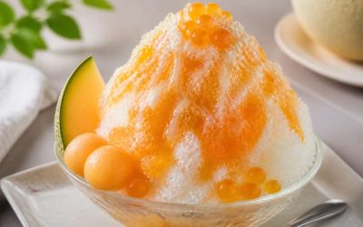 Recette de kakigori au melon