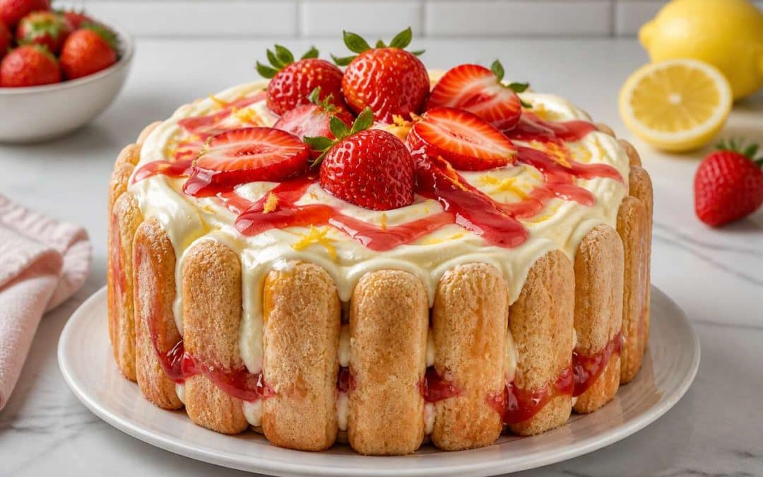 Charlotte aux fraises facile : la recette inratable