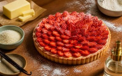 La recette de la tarte aux fraises de Cyril Lignac