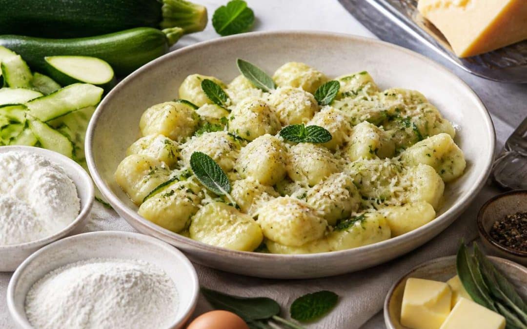 Recette facile de gnocchis de courgette et menthe