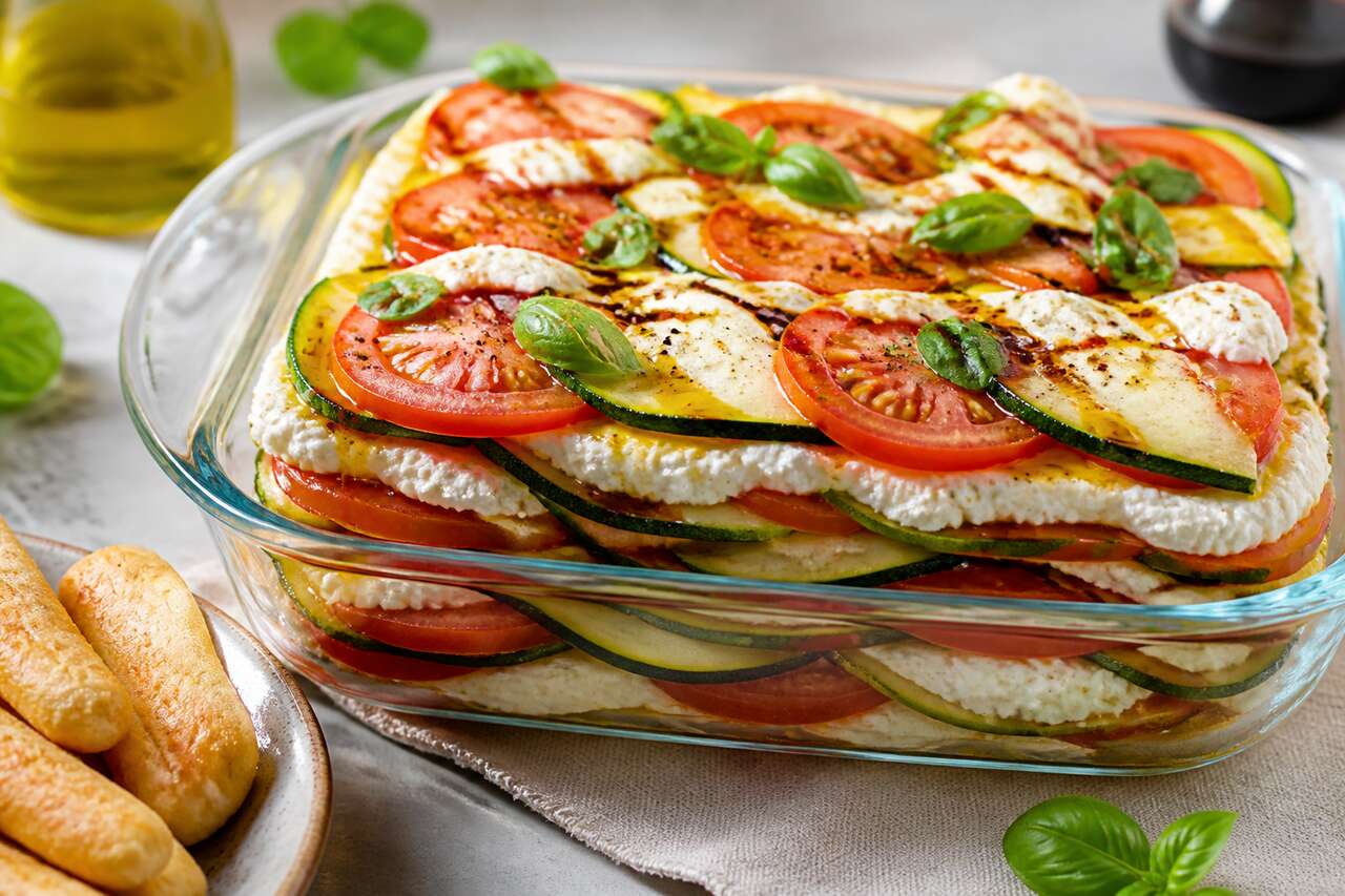 Recette du tiramisu de courgettes et tomates
