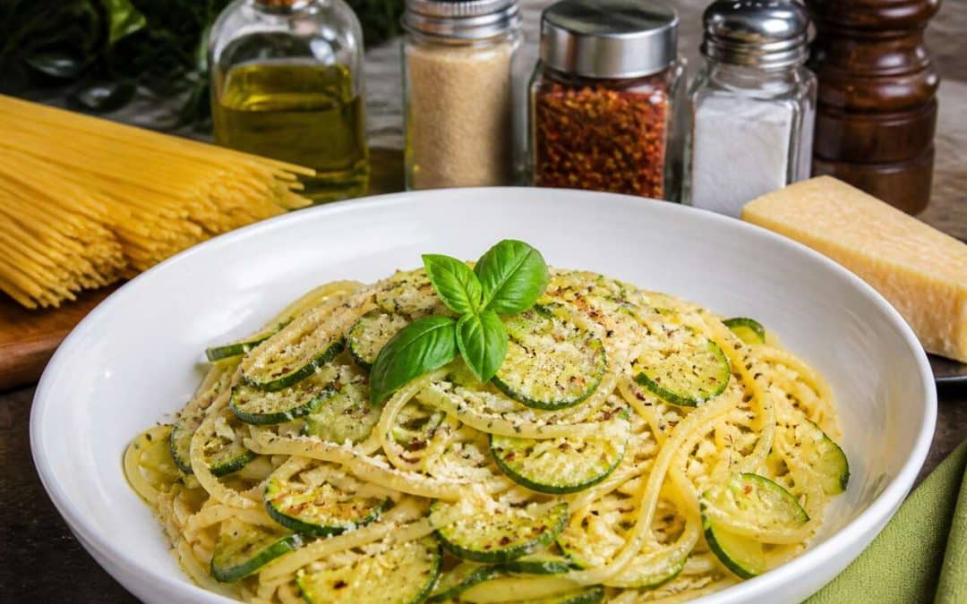 Recette facile de spaghetti aux courgettes