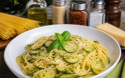 Recette facile de spaghetti aux courgettes