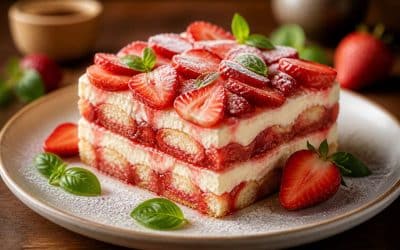 Recette facile du tiramisu aux fraises