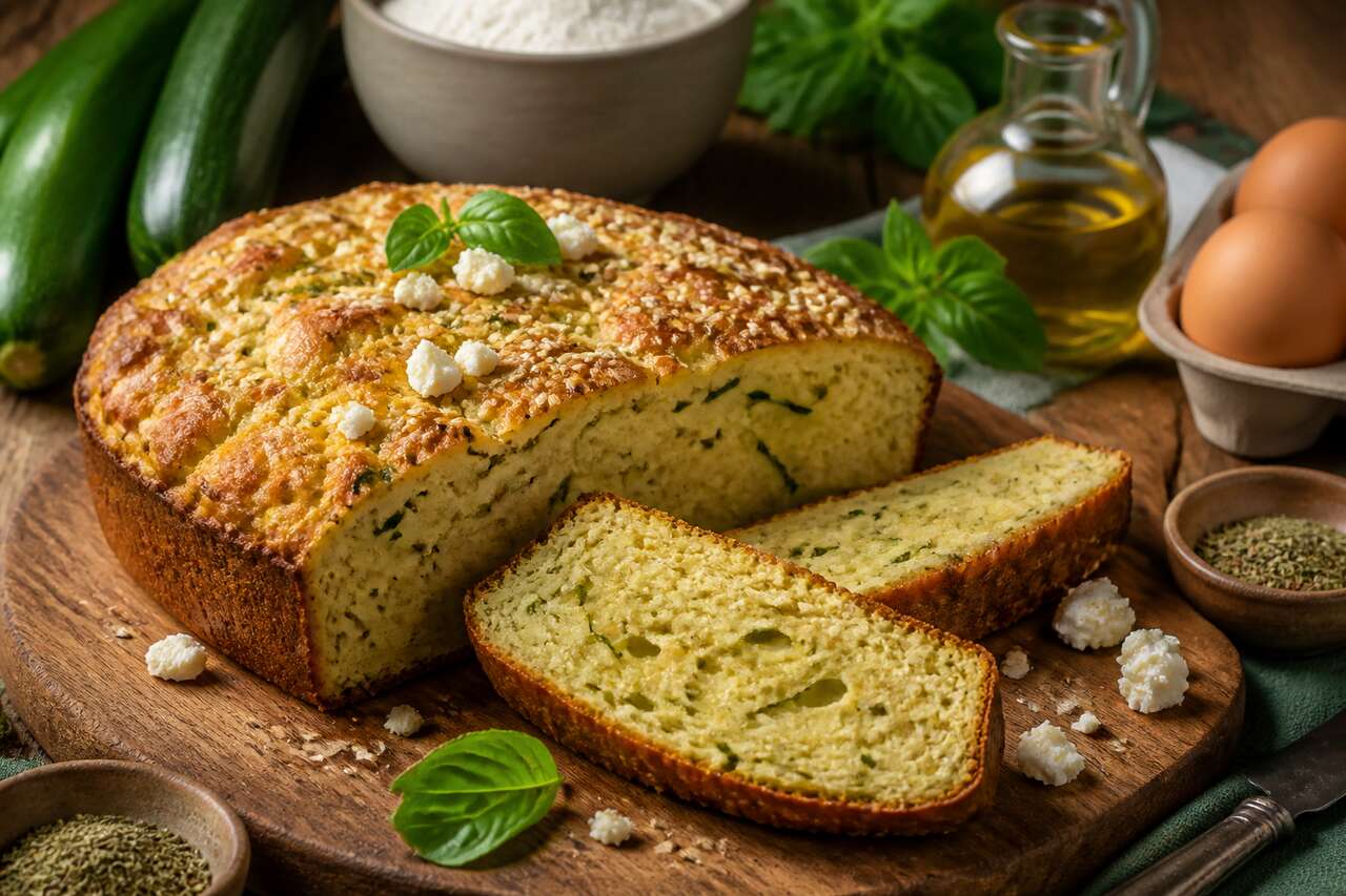 Cake aux courgettes moelleux : la recette facile et gourmande