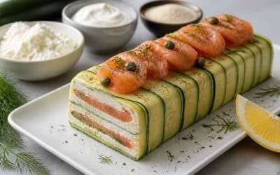 Recette de terrine de courgettes au saumon facile et savoureuse