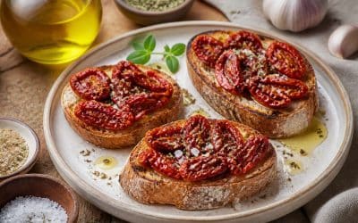 Recette facile de toasts aux tomates