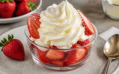 Recette de fraises à la chantilly : un dessert simple et gourmand