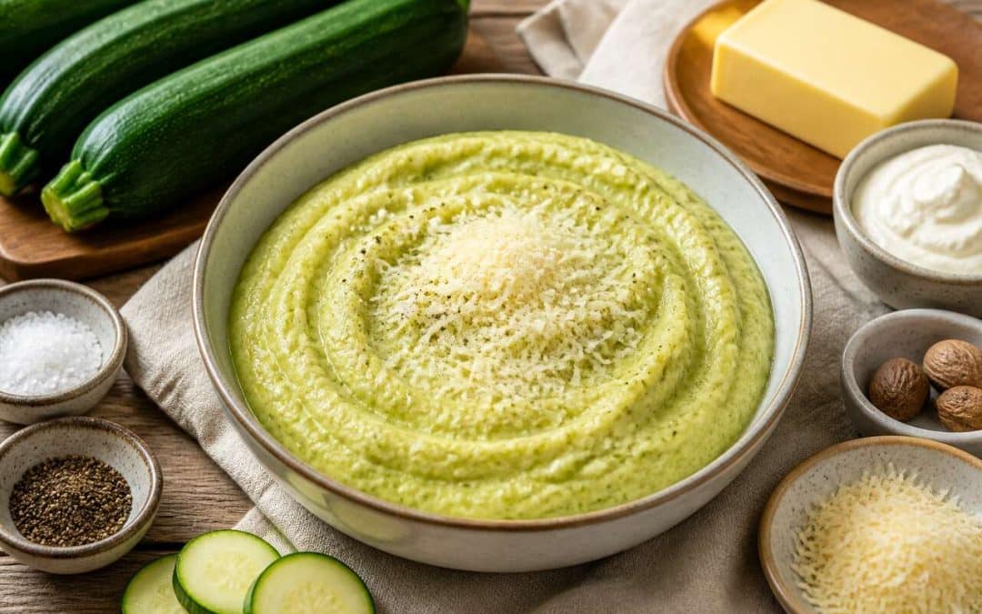 Recette facile de purée de courgettes