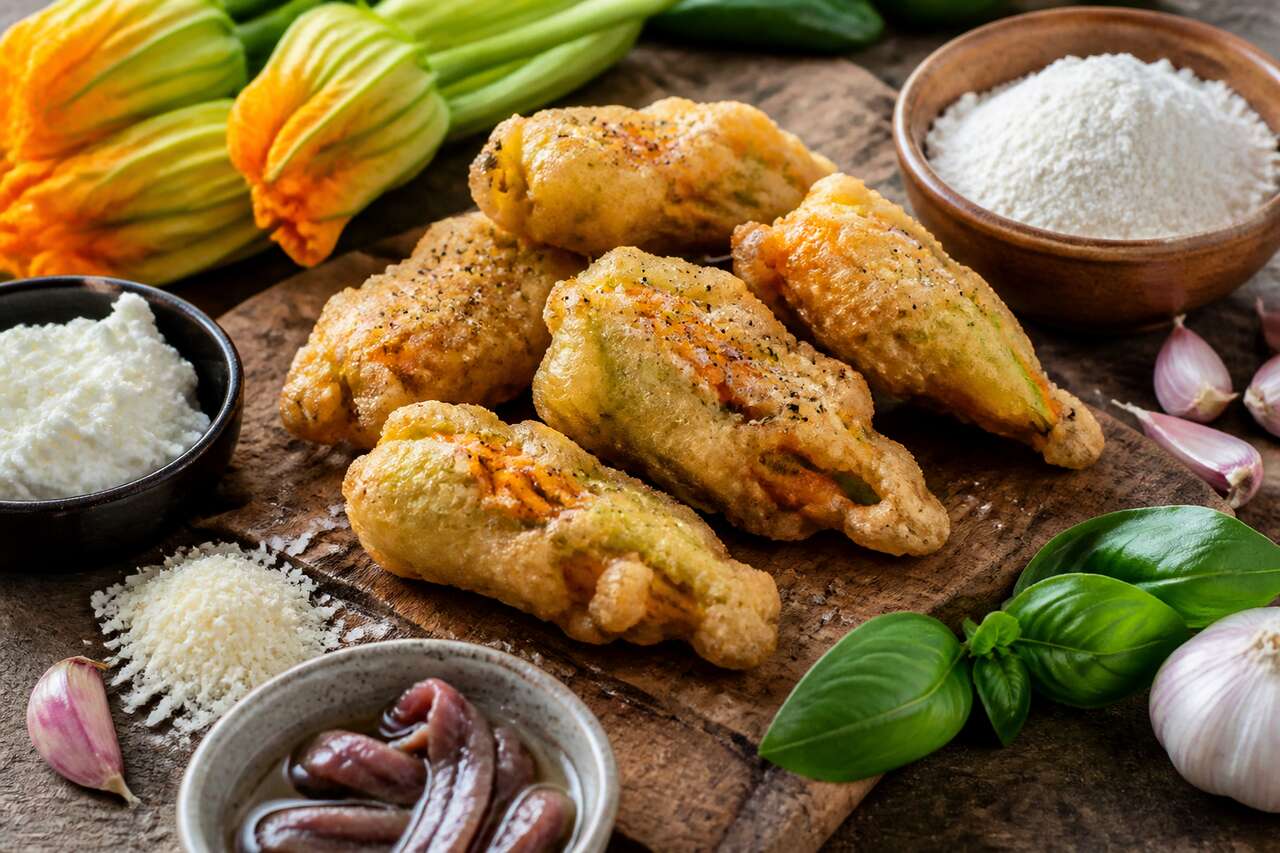 Recette des beignets de fleurs de courgettes à la niçoise