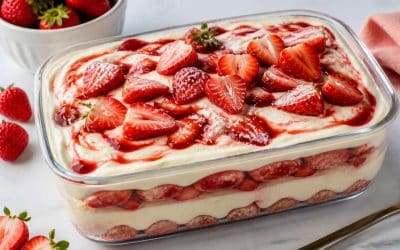 Recette du tiramisu aux fraises : un dessert frais et gourmand