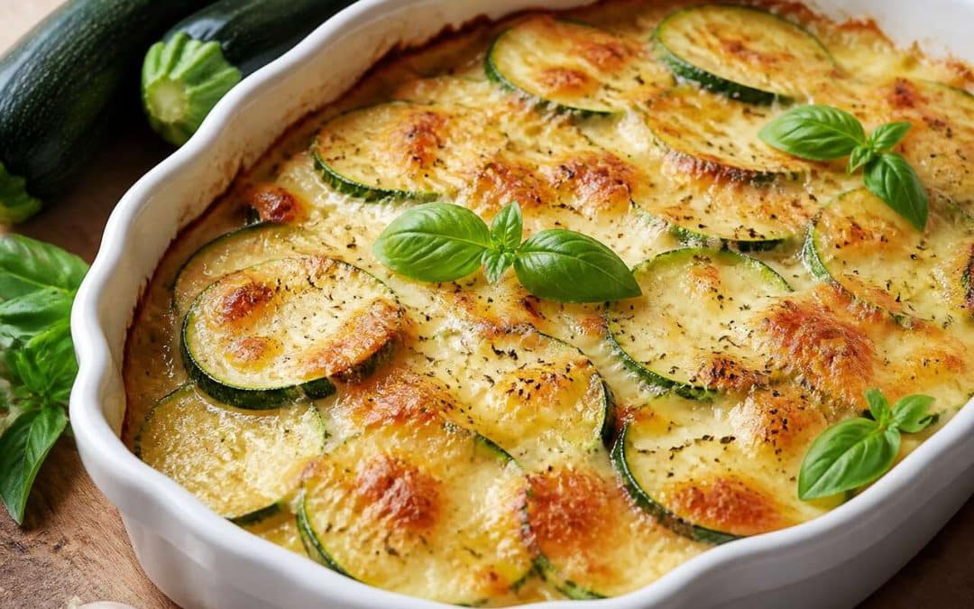 Recette facile du gratin de courgettes simple et gourmand