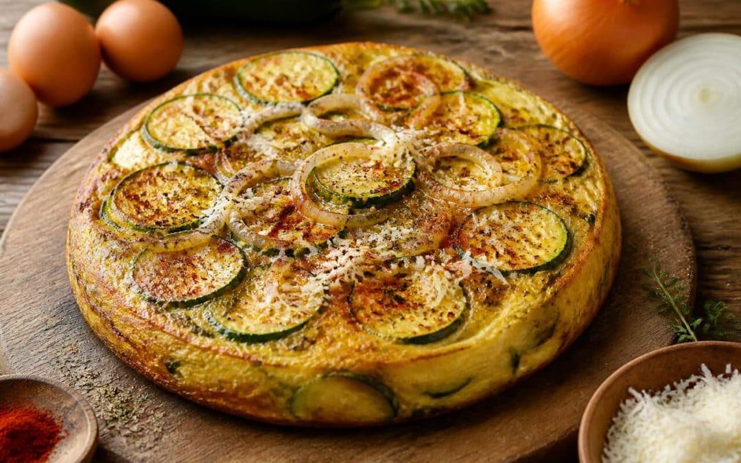 Recette facile de tortilla aux courgettes