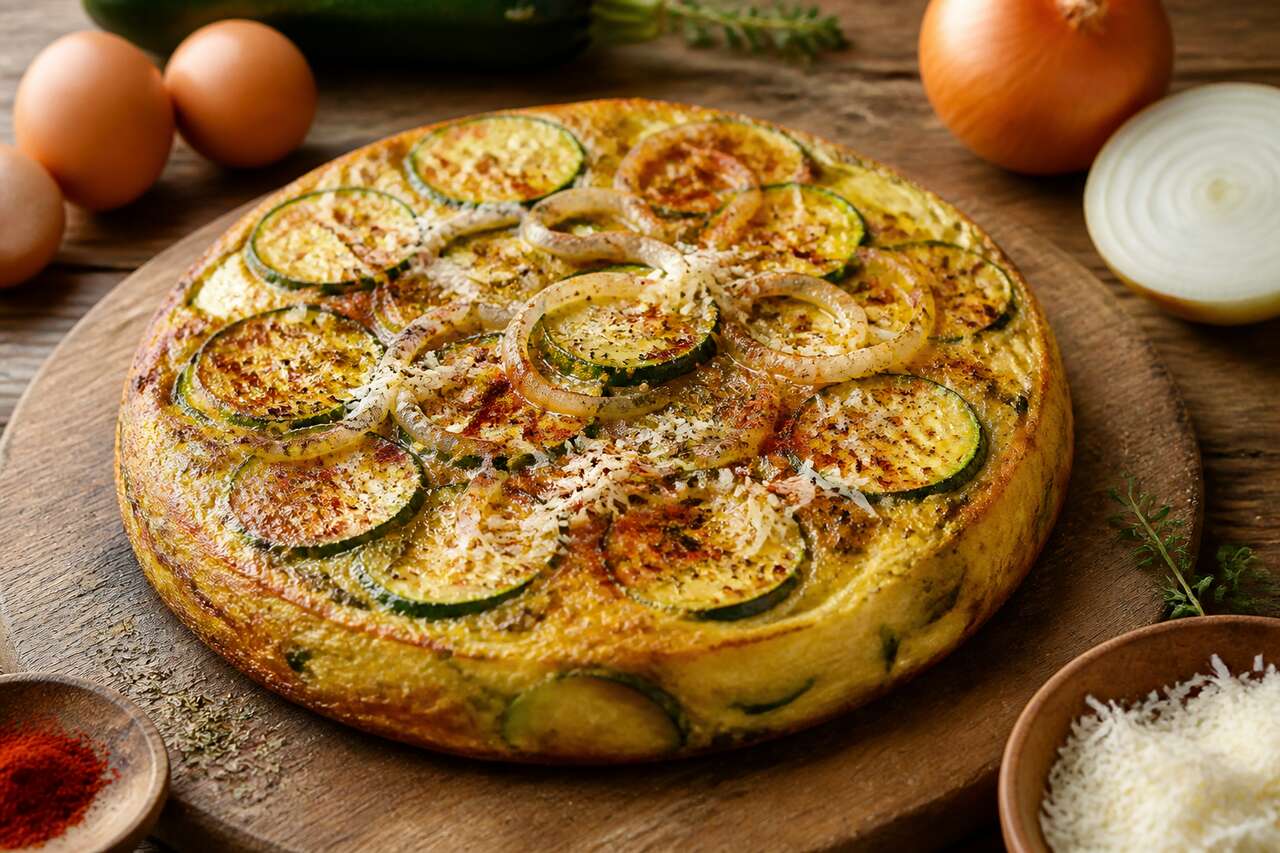 Recette facile de tortilla aux courgettes