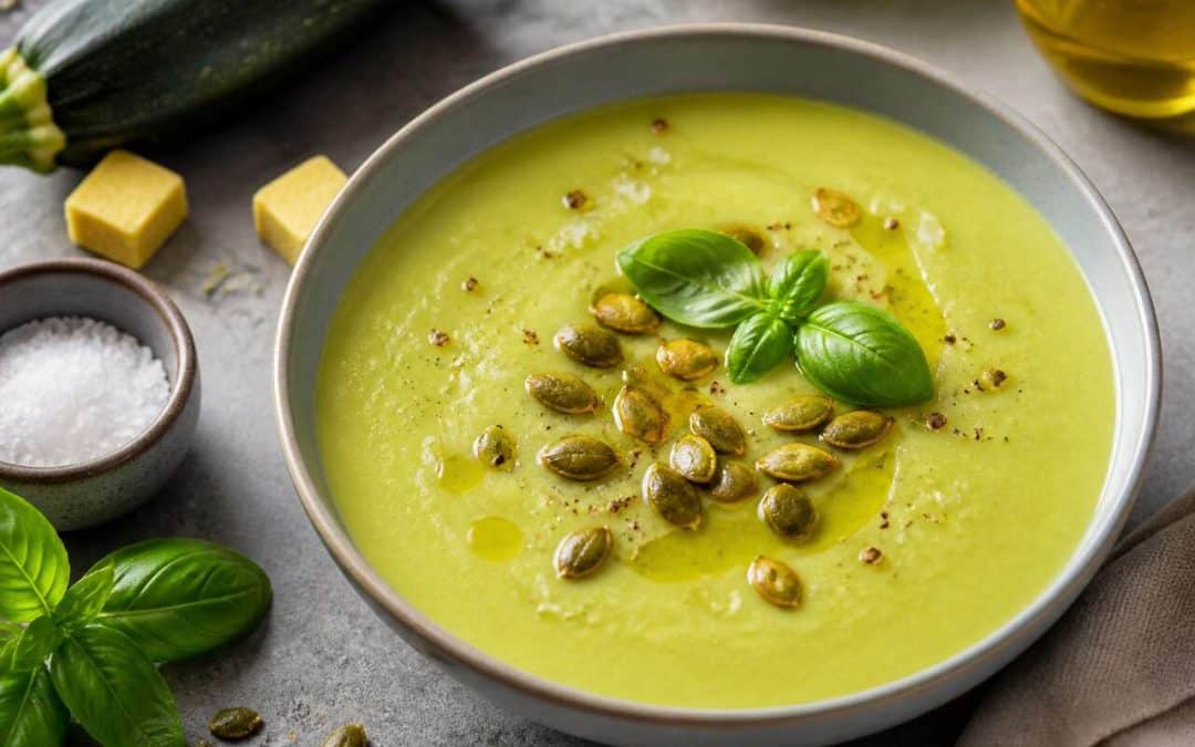 Recette du velouté de courgette gastronomique