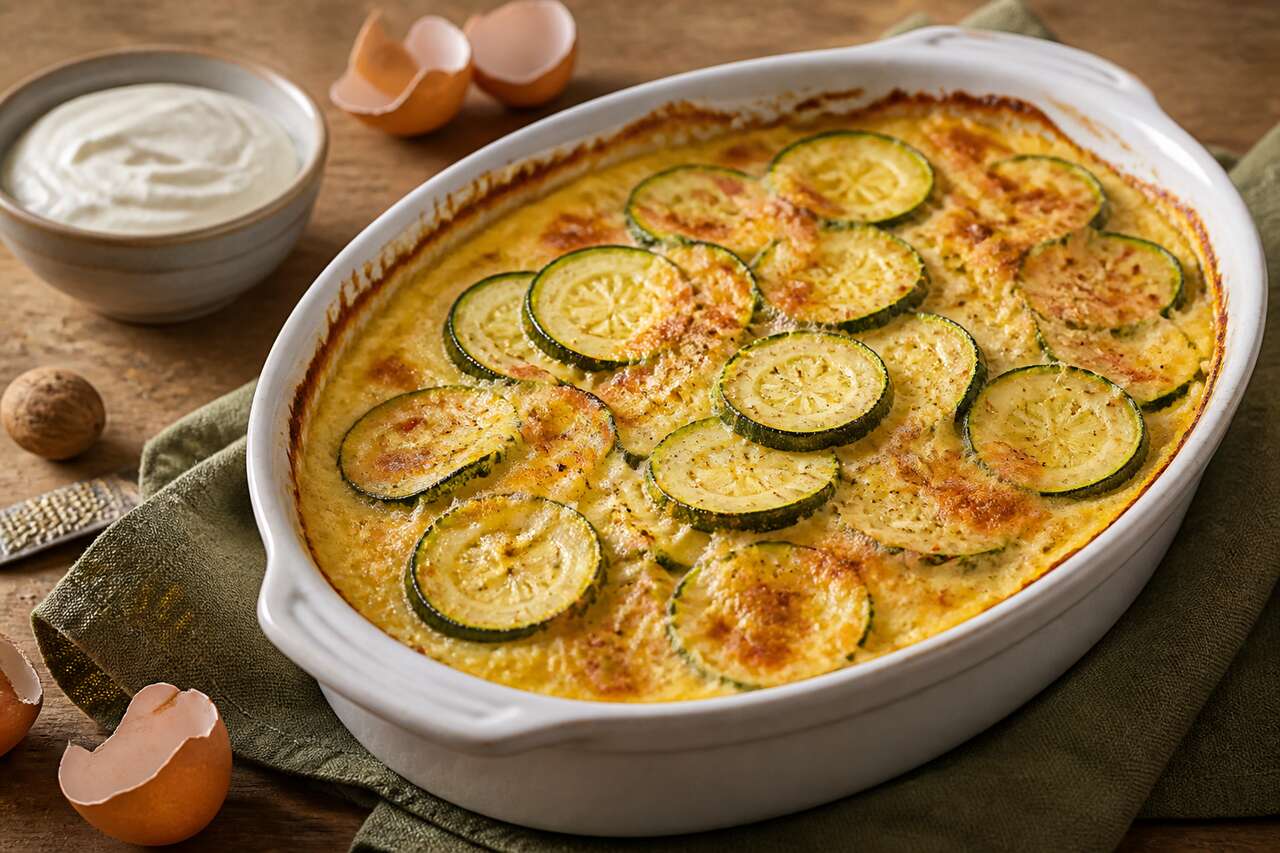 Recette facile de gratin de courgettes &agrave; congeler