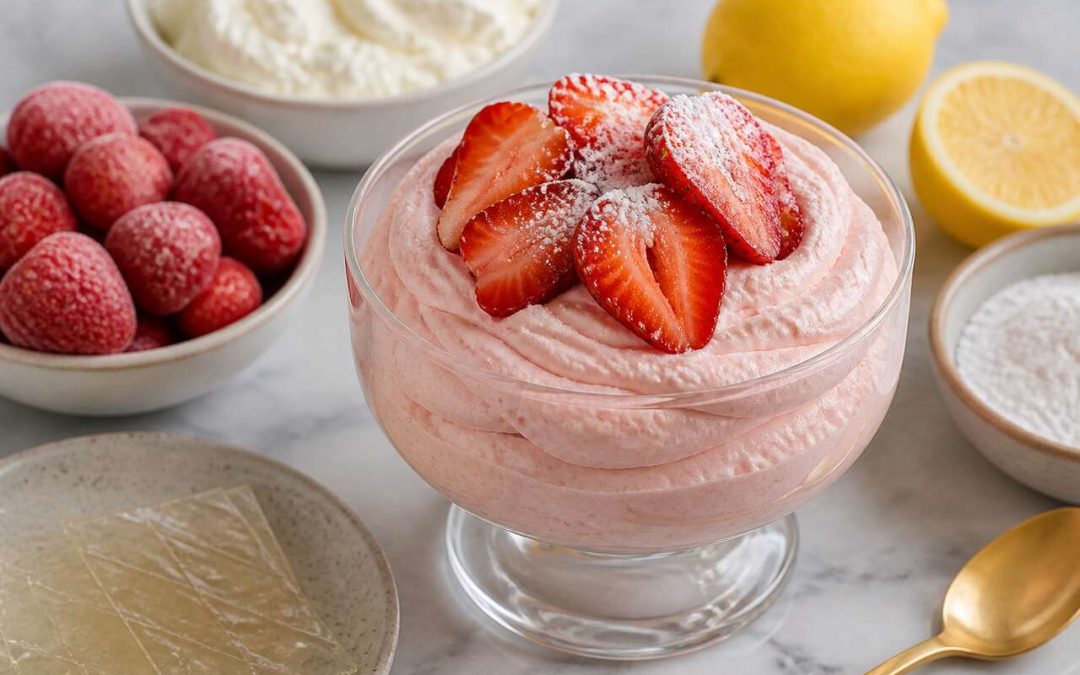 Recette de mousse de fraises légère et gourmande