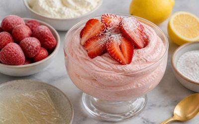 Recette de mousse de fraises légère et gourmande
