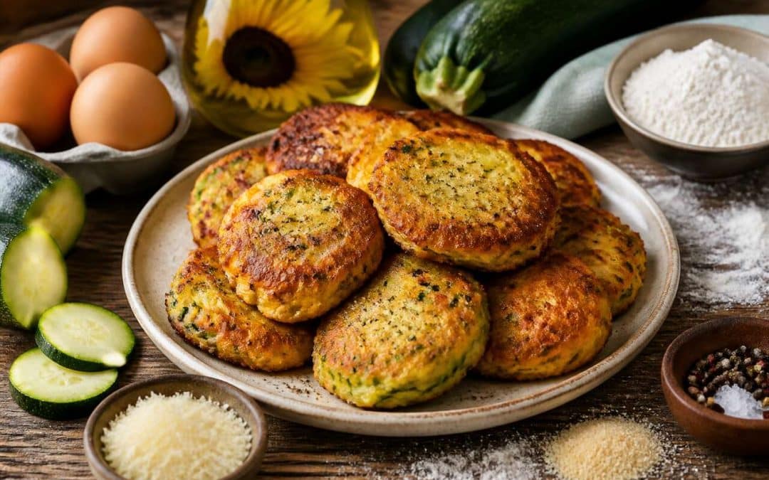 Recette facile de beignets de courgette croustillants