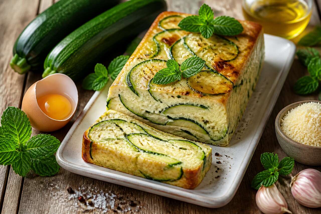 Recette de terrine de courgettes &agrave; la menthe : fra&icirc;che et facile &agrave; pr&eacute;parer