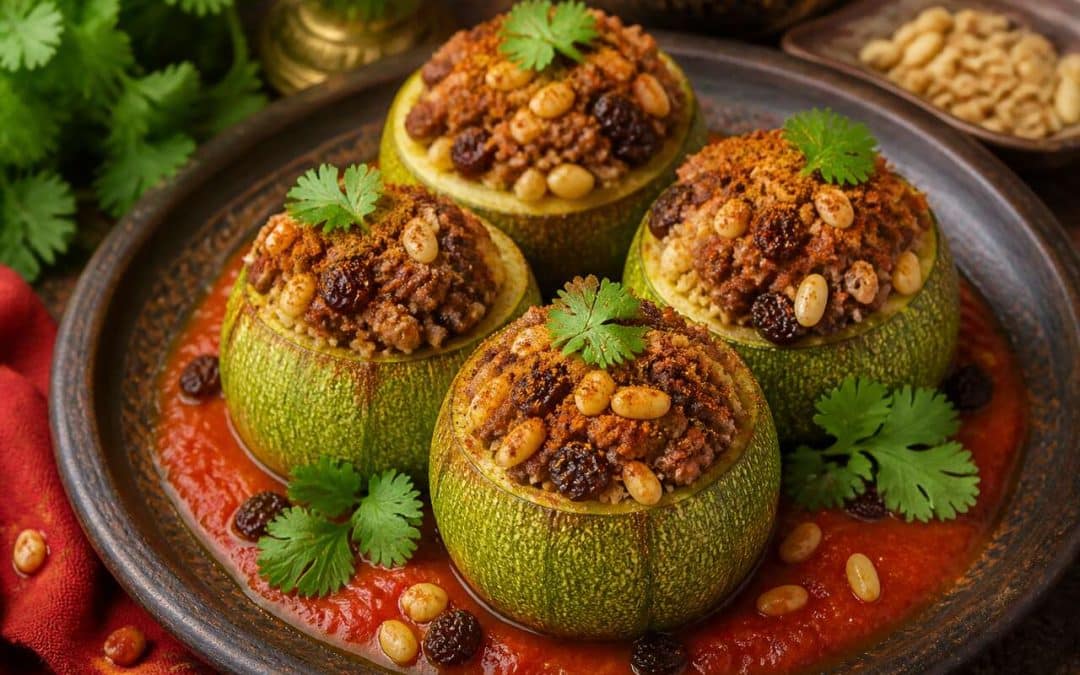 Recette de courgettes farcies à l'orientale