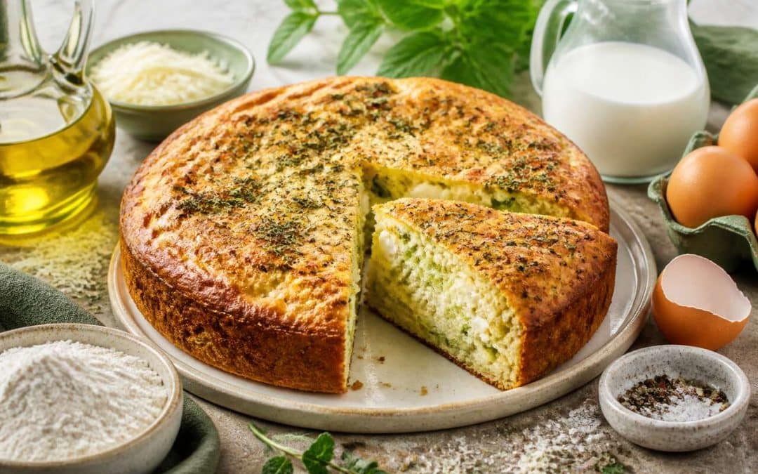Recette facile de cake courgette et feta