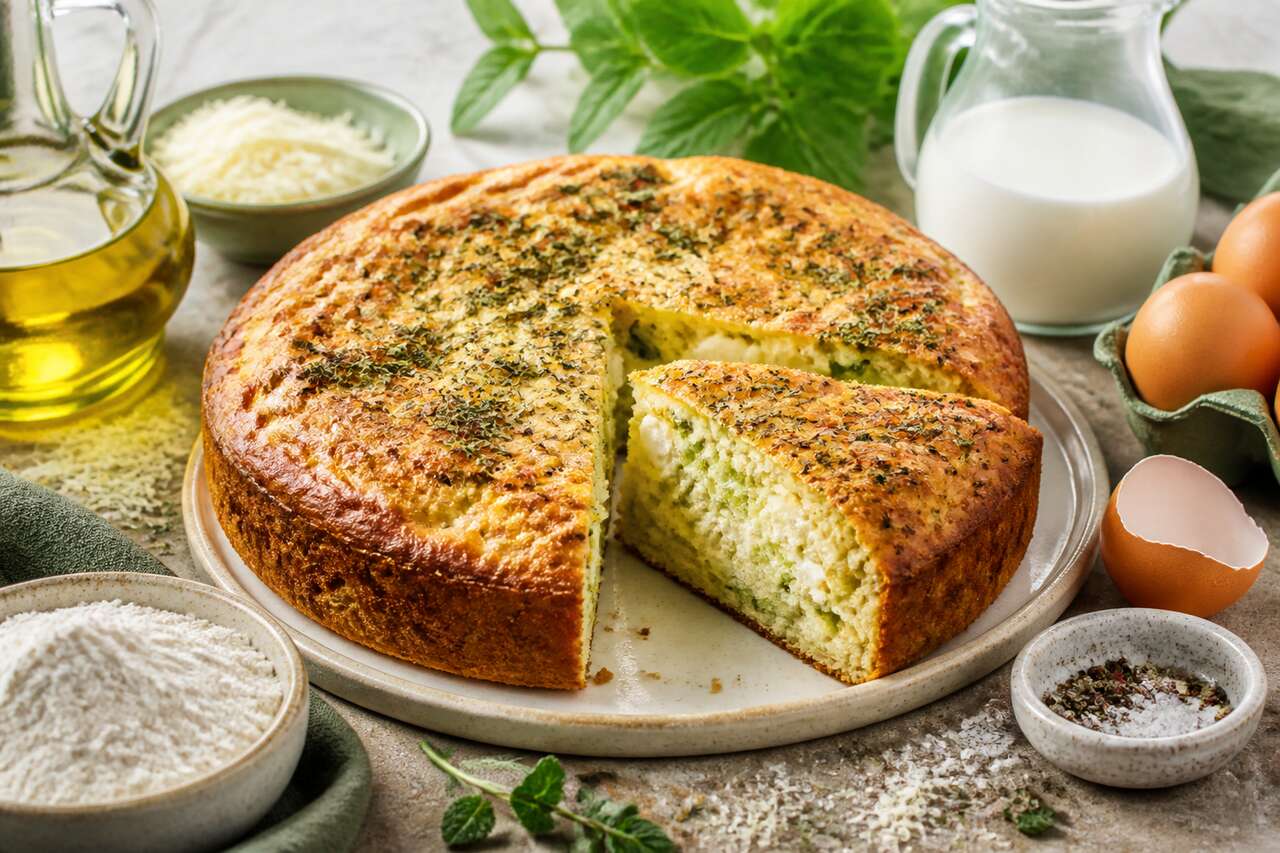 Recette facile de cake courgette et feta