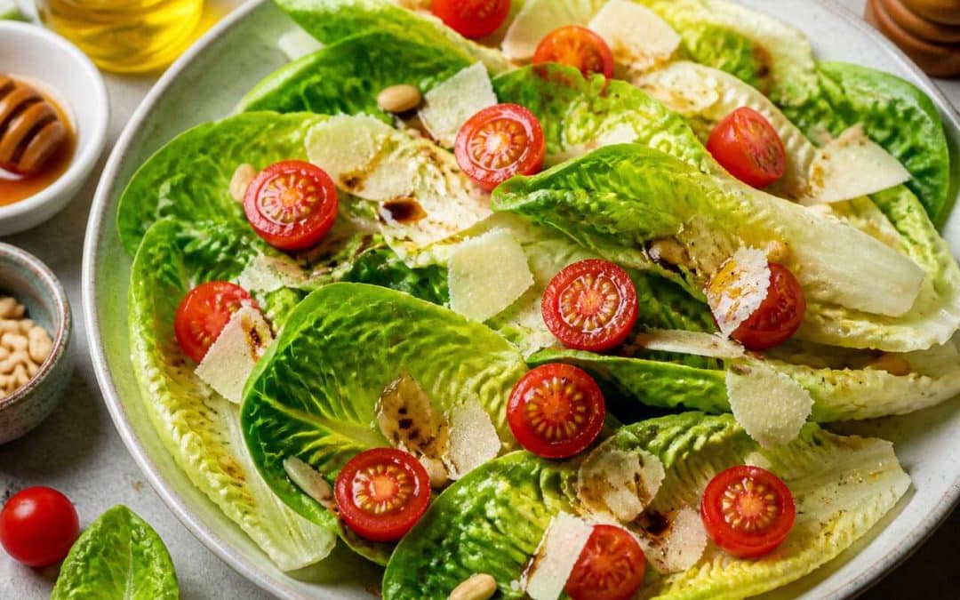 Recette facile de salade sucrine et tomates cerises