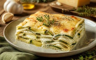 Lasagnes à la crème de courgette : la recette facile repérée sur Pinterest