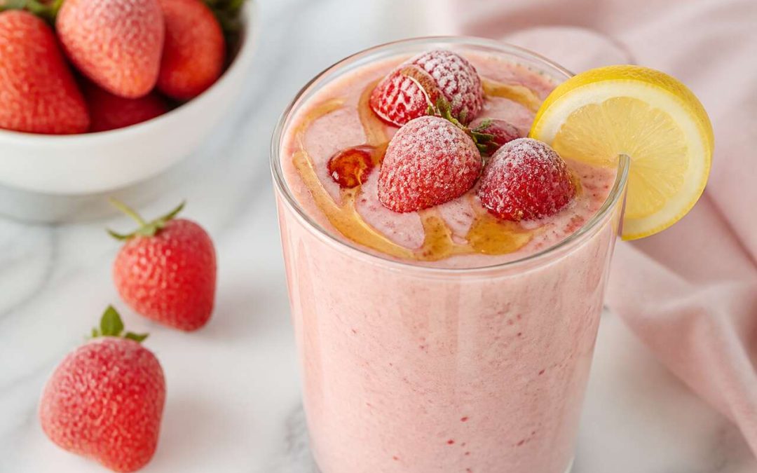 Recette de smoothie aux fraises facile et rapide