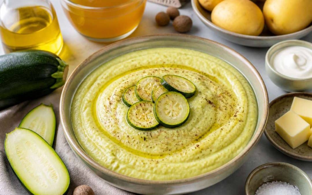 Recette facile de purée de courgettes au Monsieur Cuisine
