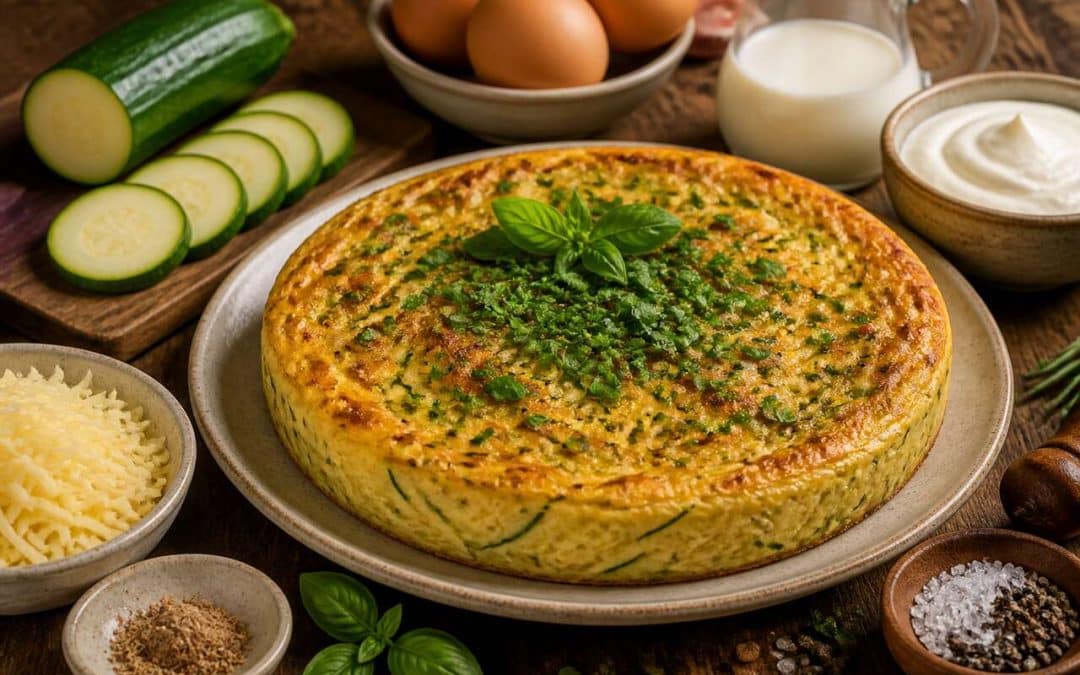 Recette facile de flan de courgettes