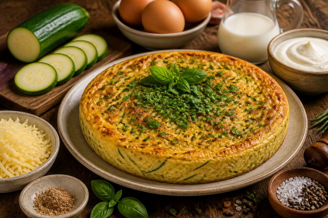 Recette facile de flan de courgettes