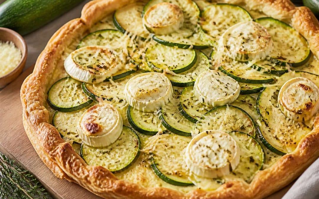 Tarte rustique aux courgettes : la meilleure recette facile et gourmande