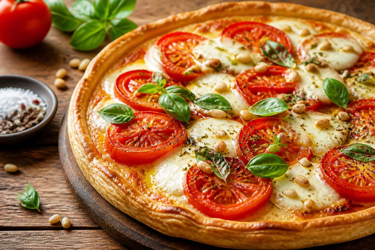 La meilleure recette de tarte tomates mozzarella