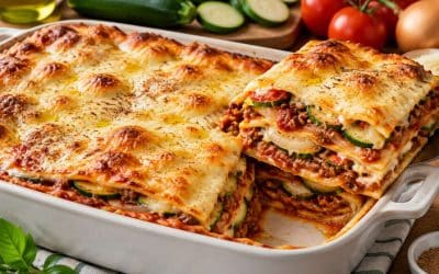 Recette de lasagnes familiales aux courgettes fondantes