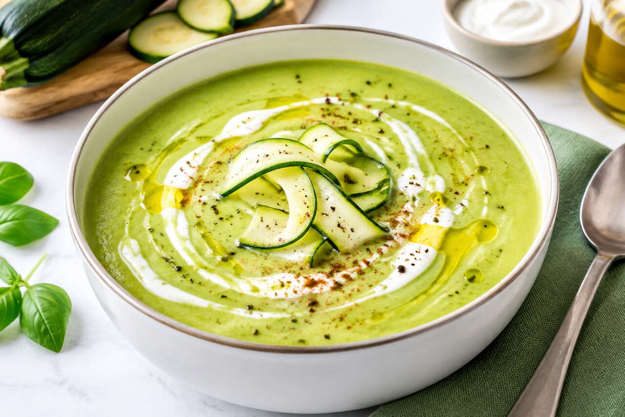Recette de velouté de courgette au Cook Expert