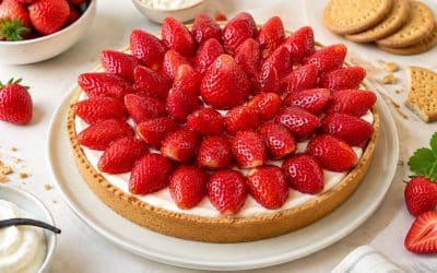 Tarte aux fraises sans cuisson : la meilleure recette facile et rapide