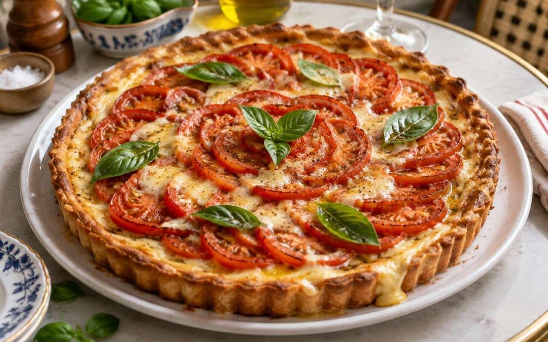 Recette rapide de tarte à la tomate