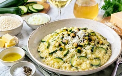 Risotto de courgettes au parmesan : la recette crémeuse et facile