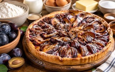 Recette de la tarte alsacienne aux quetsches