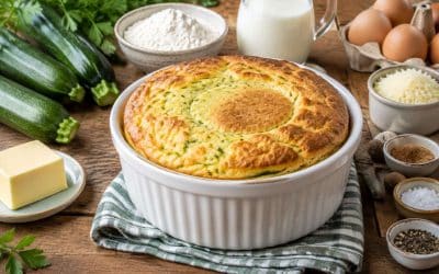 Recette facile de soufflé de courgettes
