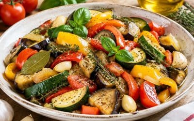 Recette de poêlée de courgettes, aubergines et poivrons à préparer à l&rsquo;avance